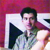 arcticsmonkeygifs:  alex turner in the snap out of it video 