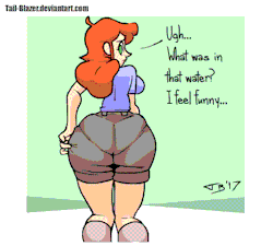 Tail-Blazer: Jaw99 Wanted An Animation Of His Girl’s Butt. I Sufficed.   Patreon!