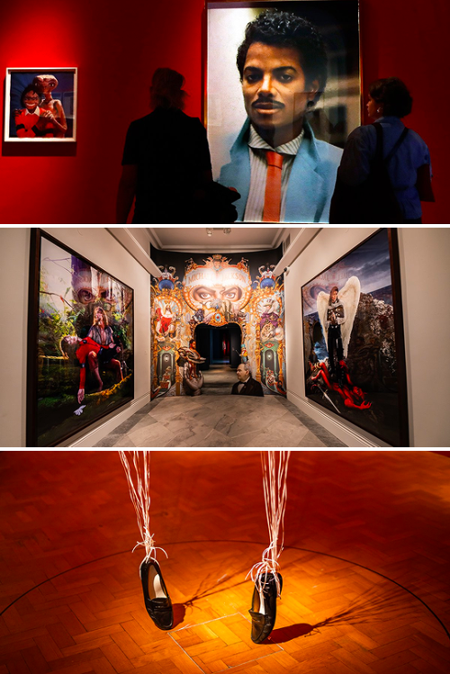 alwayysmichael:  Michael Jackson: On The Wall exhibition at the National Portrait Gallery in London,