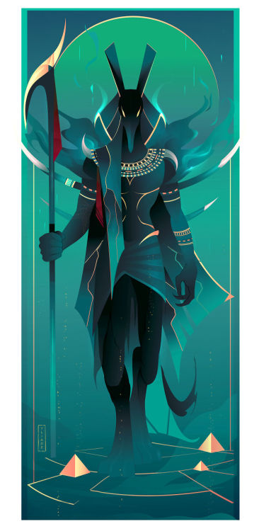 reapercollection:  Egyptian gods by Yliade