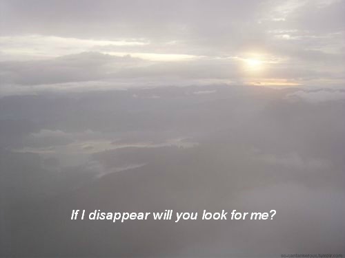 -In the end you're all alone-