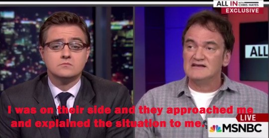 Quentin Tarantino explains why he attended adult photos