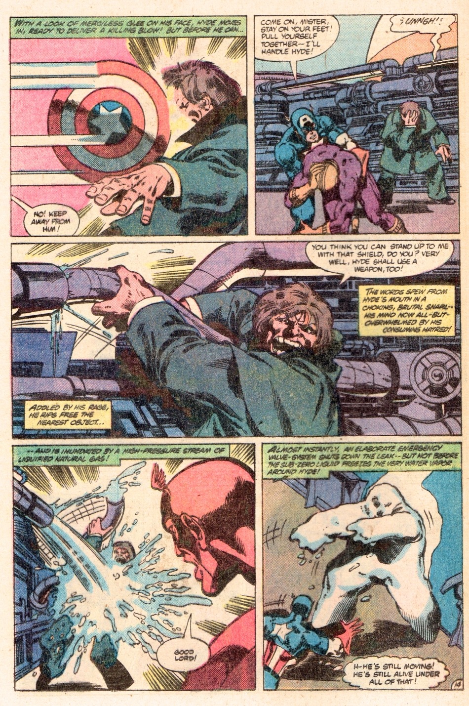 johnbyrnedraws:  Captain America #252, page 14 by John Byrne &amp; Joe Rubinstein
