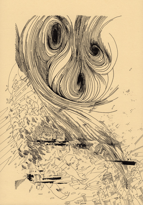 kaeghoro:  Ryan Tippery & kaeghoro  |  02 / 02 my mind is playing tricks on me, a conversation in line drawing collaboration  between Ryan Tippery ( Chicago ) and Robert Malte Engelsmann aka  kaeghoro ( Berlin ) / each artist created 8 drawing inputs