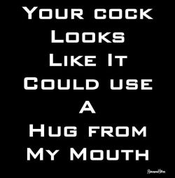 begmetocome:  curioustc:  aerabella-cole:  bdsmbeautifullybound:  Lol love it  Aww  sircor69 😜  a very deep , passionate hug…  Mmmm want so bad #lil bob f