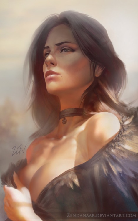 deviantart: knightwitcher: Yennefer by Zendanaar on @deviantart (ﾉ◕ヮ◕)ﾉ*:･ﾟ✧: zendanaar.