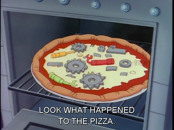  how the fuck does that just “happen” to a pizza 