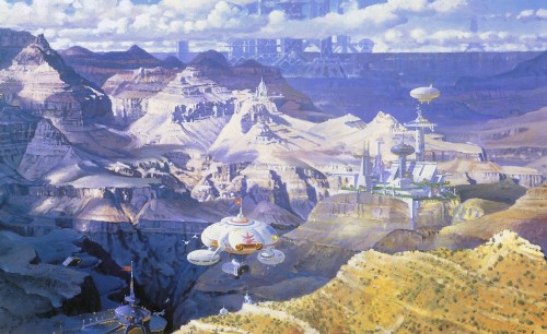 thevaultofretroscifi: Robert McCall, Grand Canyon from the South Rim