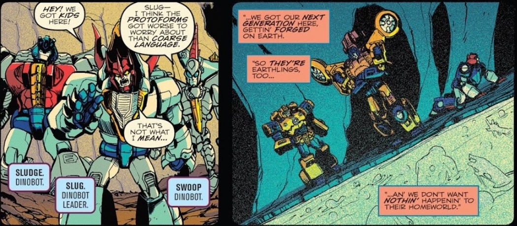 zzxid: Slug being a Dad to Trypticon’s baby army in OP #23 and OP #24. Plus 3 random