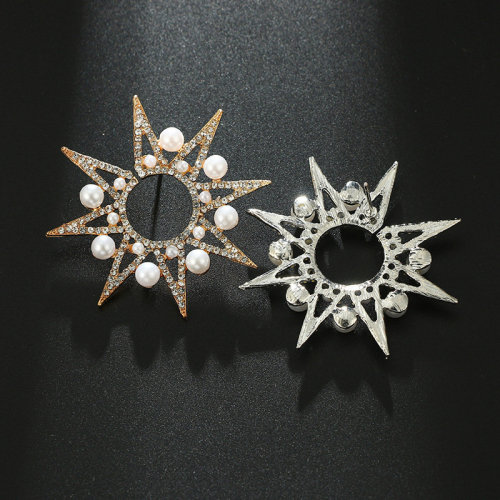 ihellofebruary: Fashion Ear Stud Earrings Silver Round Pearl Star EarringsCheck out HERE20% OFF coup