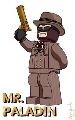 avastindy:  “Good Day yall, Mr. Paladin Here” - Mr. Paladin. Here is Mr. Paladin as a Lego Minifigure Spy. 