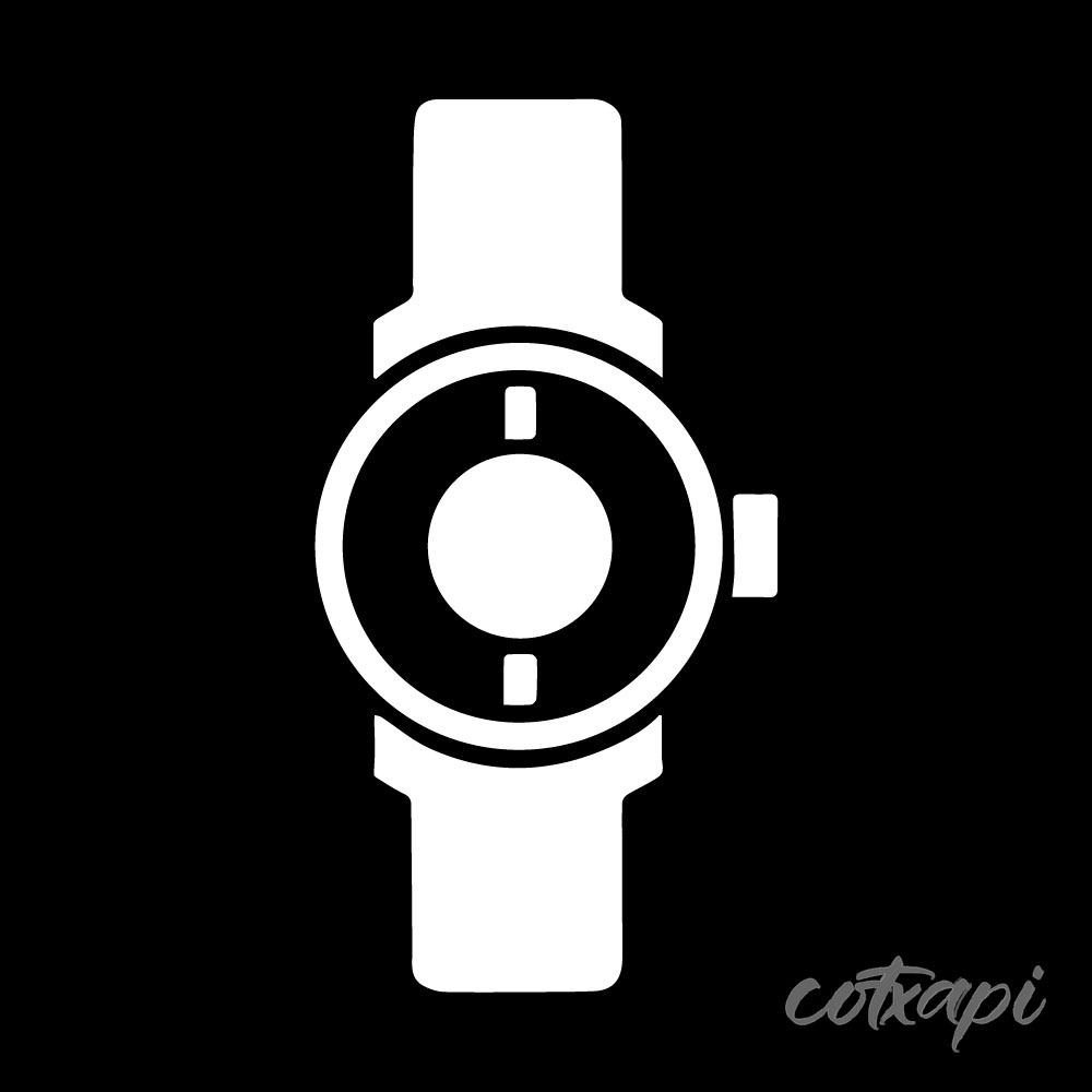 Watches icon in vector Quartz watches Chronograph watches Wrist watches outline in vector