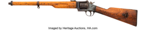 Mexican Army H. Pieper revolving rifle, early 20th century.from Heritage Auctions