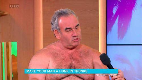 bigmenoftvandfilm: Ruben, a 58 year old taxi driver from London on ‘This Morning.’