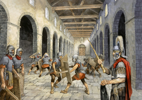 peashooter85:Roman soldiers in a training session.