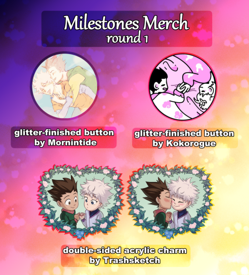 milestonesxzine: A reminder that round one of the Milestones Zine’s merch is now up for pre-order on