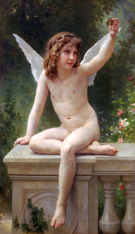 Love on the look, by William-Adolphe Bouguereau (1891).