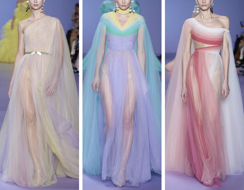 evermore-fashion:  Georges Hobeika “Flaming Sunsets” Spring 2020 Haute Couture Collection [x]