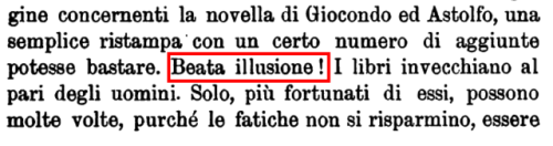 elucubrare:I wish it were 1900 or whatever so I could put “O blessèd illusion!” in the middle of my 