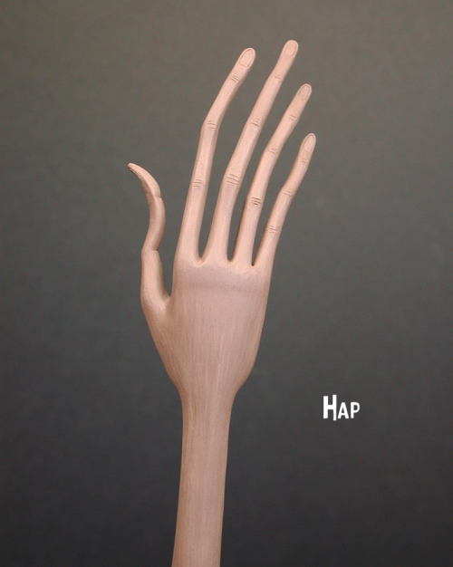 Hand sculpts by Damon Bard for Henry Selick’s The Shadow King. As you may know hands were to play qu