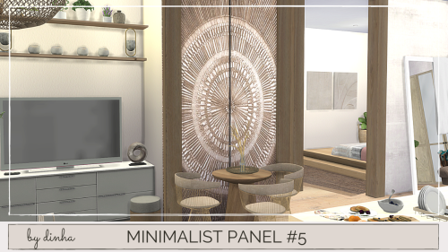 dinhagamer: Minimalist Panel #5, 6 & 7Hope you enjoy. Can be found in paneling, using 2 Wall to 