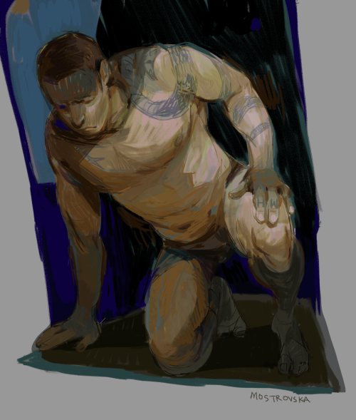 i was doing figure studies and decided to turn them into some fun fantasy-ish guys