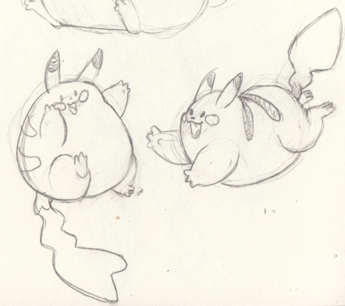 littleredrobinhood:venusisfortransbians:bree-not-the-cheese:tipsycanadian:Fat Pikachus are the best 