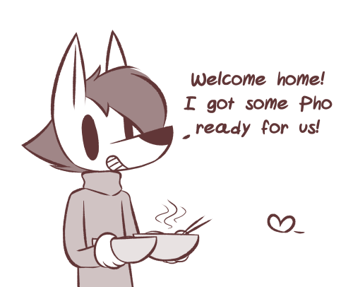 theartmanor:Getting home with food ready!=3