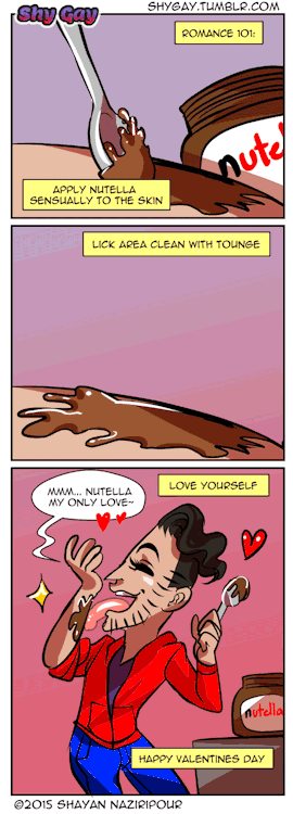 84. Valentine 02: Don&rsquo;t actually use nutella, it can get messy &gt;.&lt;http: