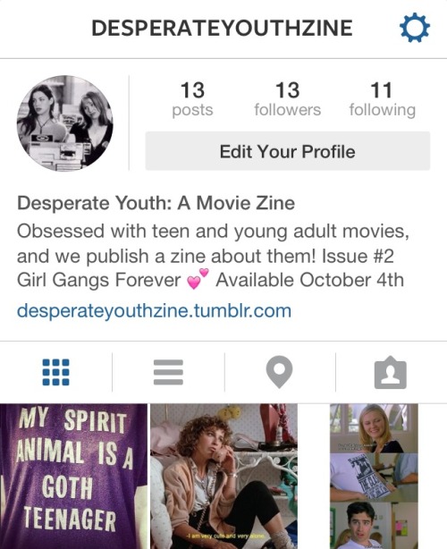 We are now on Instagram! @desperateyouthzine