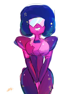 purplange:  some garnet doodle while waiting for the new episode:) 