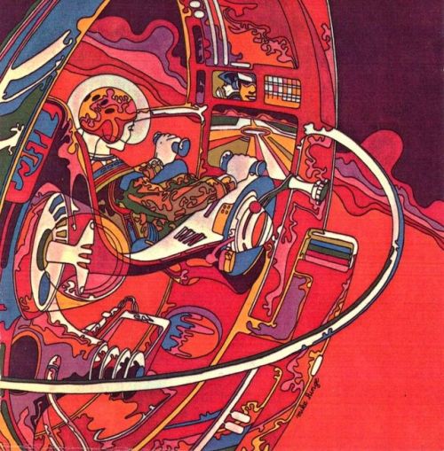 spaceintruderdetector: Mike Hinge-Cover illustration for “Amazing Science Fiction magazine&rdq