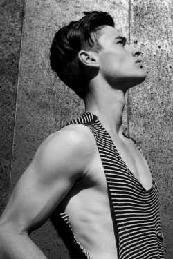 strangeforeignbeauty:  Jonas Kautenburger [ b&amp;w | male models | popular | facebook | twitter | google  | instagram ]