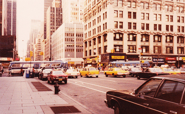 adamscoren:  6th Ave &amp; 42nd Street NYC 1978 by Shilpot on Flickr. 