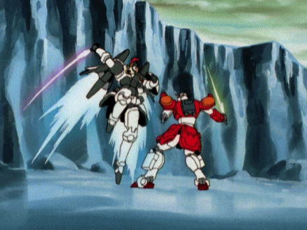 mecha-gifs:  Awesome Mecha Fights 18/?? Heavyarms vs Tallgeese   I remember watching