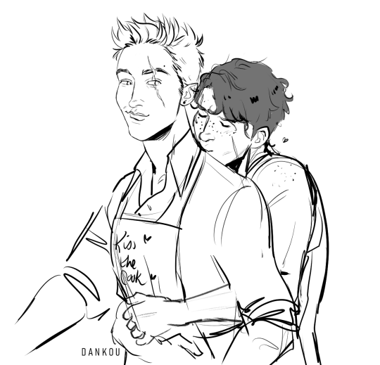 A Matty and Carver doodle to end the night ♥