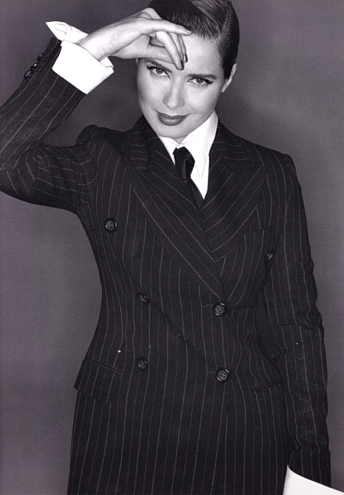 fuckindiva:Isabella Rossellini by Stephen Meisel from 10 Years of Dolce & Gabbana, 1992 