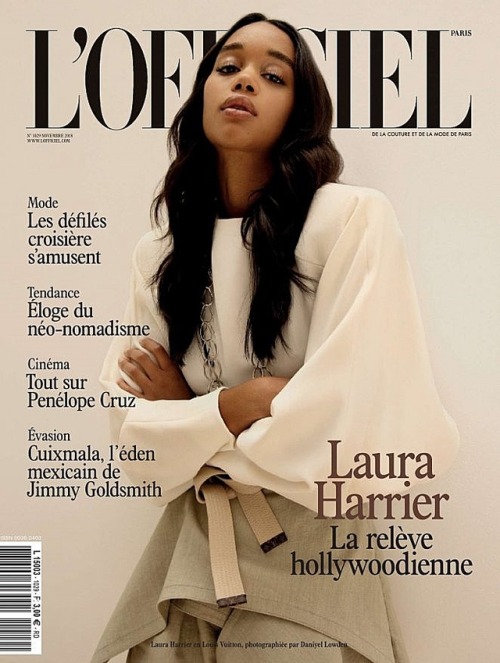 keanureves:Laura Harrier for L’Officiel Paris Magazine (2018)