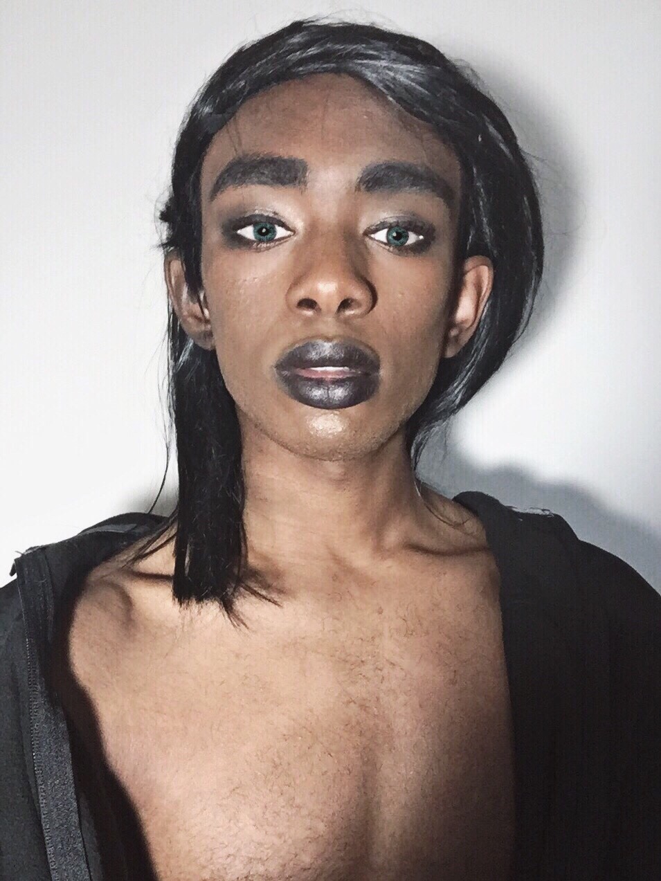 acidrainon:  Hi my name is Raiven. I’m a black trans girl. Only been on hormones