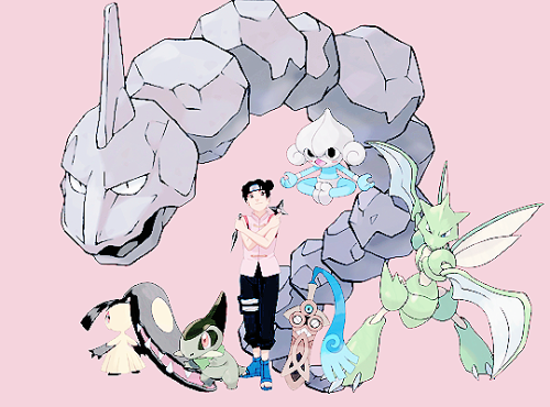 yamanaked: Naruto / Pokemon AU ♢ ♢ trainer evolution: t e n t e n♢ ♢[sakura] [hinata] [ino]