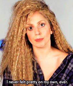klepthoemaniac:   mutenostrilagony:  GOD I HATE WHEN CELEBRITIES GO ON ABOUT FEELING PRETTY WITH NO MAKEUP ON WHILE THEY’RE WEARING SO MUCH MAKEUP TO GO FOR THAT ‘ALL NATURAL’ LOOK. LOOK AT HER SHE’S FAKING IT SO HARD LADY GAGA IS A JOKE  where