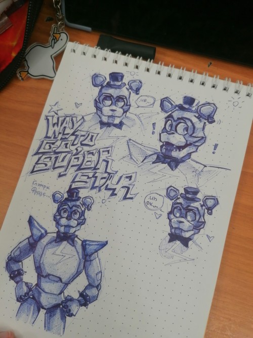 Some Fnaf Tradition Bc Have Nothing To Post (trying To Find New Style To Draw Emotional Animatronics^^)