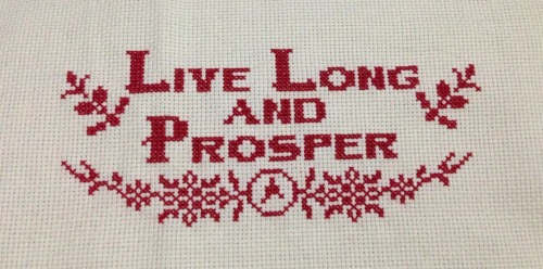 And again pinterest inspired me. Classic cross stitch look, but with something i love &lt;3