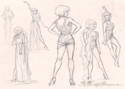 my-beautiful-monsters:  Dr. Sketchy’s Melb