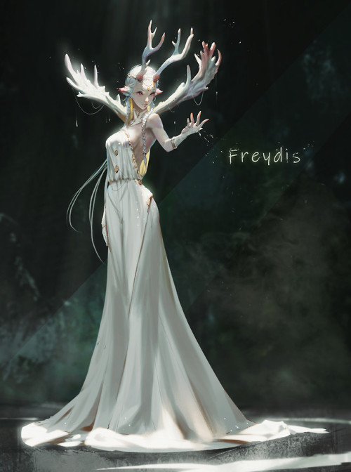 Character design -Freydis  Rui Li www.artstation.com/artwork/oO6Gkq