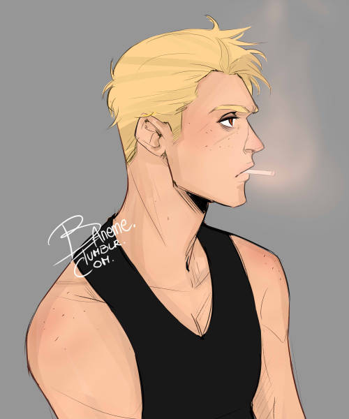 baneme-art:Practicing to draw The Foxhole Court characters :3Andrew MinyardDo not repostInstagram / 