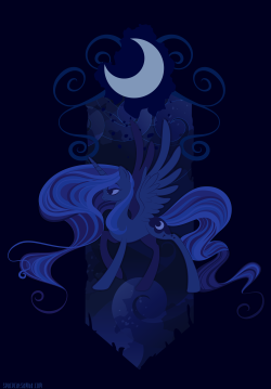 sambaneko:  Tapestry of Luna inspired by
