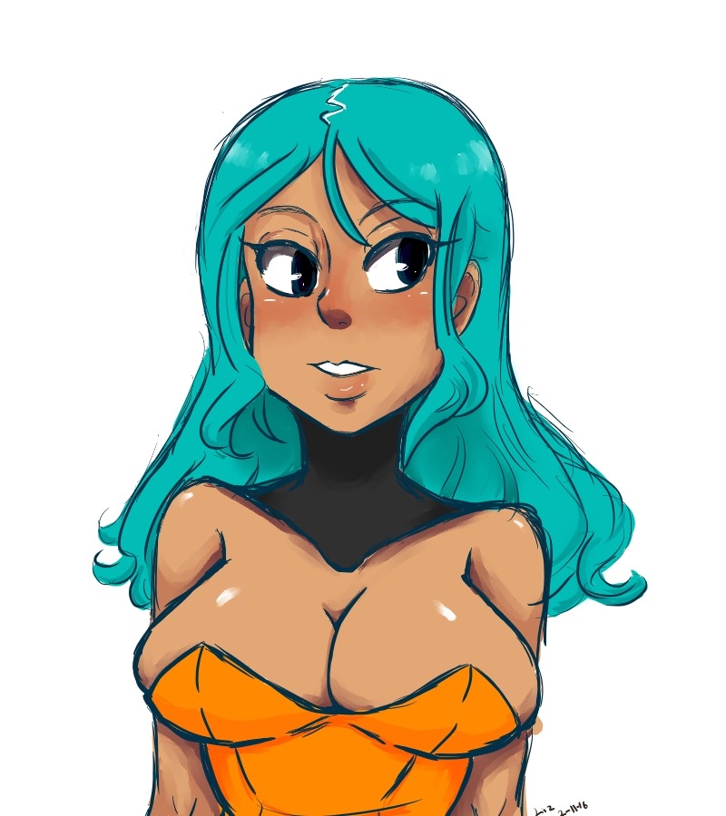 ryuzaki&ndash;waterlily:  Quick doodle of Cerebella  before I go to bed O3O
