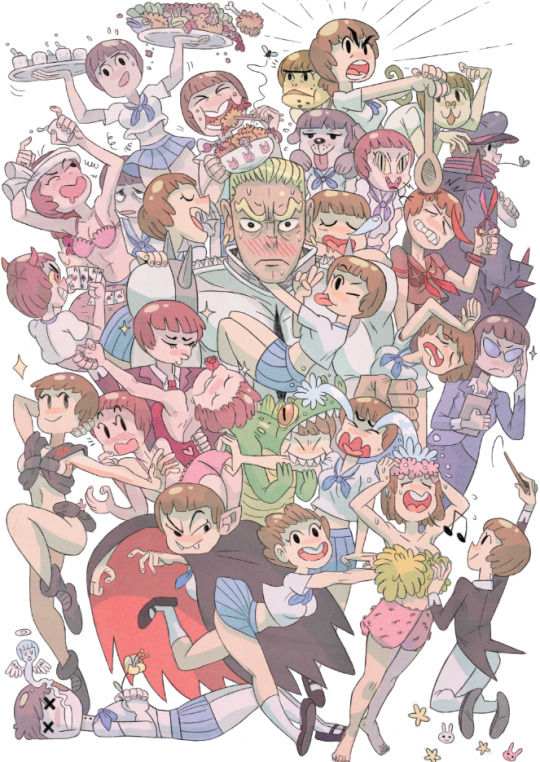 Here’s my entry I did for the Kill la kill zine! Really glad to finally show off the full Mako madness!!!