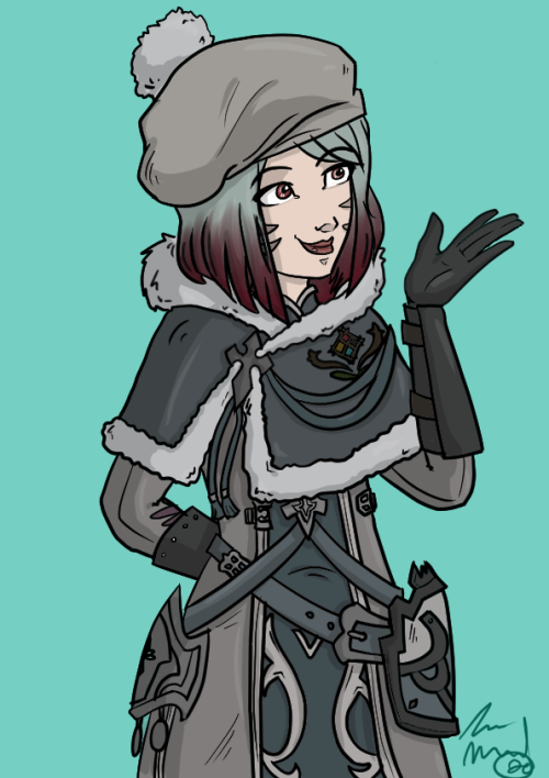 Here is @framboisezakuro epic character from FFXIV! She got me into it and not I’m in the rabbit hol